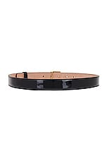 Bally B Bold 25 Belt in Black & Oro, view 2, click to view large image.