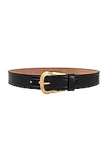 Bally Emblem 40 Reversible Belt in Bone 21 & Oro, view 1, click to view large image.