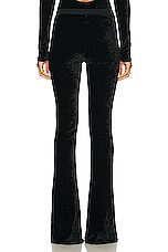 Bally Flare Pant in Black, view 3, click to view large image.