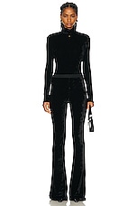 Bally Flare Pant in Black, view 4, click to view large image.