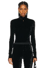Bally Long Sleeve Top in Black, view 1, click to view large image.