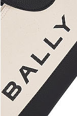 Bally Bar Tote Bag in Natural & Black, view 8, click to view large image.