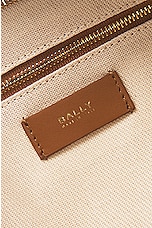 Bally Baroque Ring Fringe Shoulder Bag in Deserto & Gold, view 6, click to view large image.