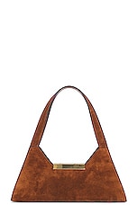 Bally Trilliant Small Bag in Cuero 21 & Oro, view 3, click to view large image.
