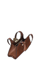 Bally Trilliant Small Bag in Cuero 21 & Oro, view 5, click to view large image.