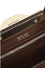 Bally Trilliant Small Bag in Cuero 21 & Oro, view 6, click to view large image.