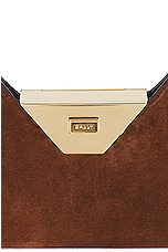 Bally Trilliant Small Bag in Cuero 21 & Oro, view 7, click to view large image.