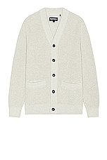 Barbour Howick Cardigan in Whisper White, view 1, click to view large image.
