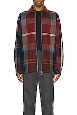 Barbour Lannich Overshirt in Tartan, view 4, click to view large image.