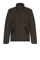 Barbour Powell Quilt Jacket in Green, view 1, click to view large image.