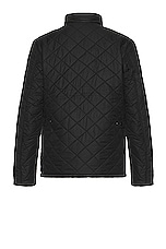 Barbour Powell Quilt Jacket in Black, view 2, click to view large image.