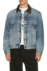 Barbour x Levi's Type II Denim Jacket in Vintage Wash | FWRD Barbour x Levi's Type II Denim Jacket in Vintage Wash | FWRD