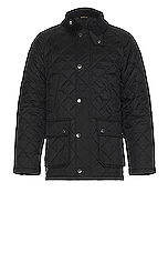 Barbour Ashby Quilt Jacket in Black, view 1, click to view large image.