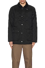 Barbour Ashby Quilt Jacket in Black, view 4, click to view large image.