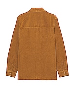 Barbour Casswell Overshirt in Orange, view 2, click to view large image.