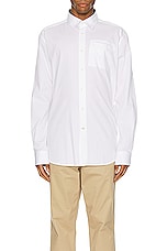 Barbour Lyle Tailored Shirt in White, view 3, click to view large image.