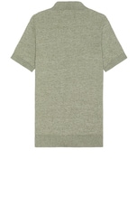 Barbour Buston Knit Polo in Dusty Green, view 2, click to view large image.