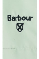 Barbour Staple Logo 5&quot; Swim Short in Dusty Mint, view 3, click to view large image.