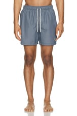 Barbour Shell Swim Short in Navy, view 4, click to view large image.