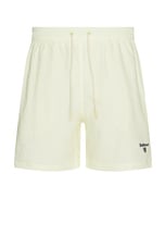 Barbour Somerset Swim Short in Lemon, view 1, click to view large image.