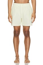 Barbour Somerset Swim Short in Lemon, view 4, click to view large image.