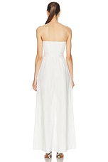 HEMANT AND NANDITA Nera Jumpsuit in White, view 3, click to view large image.
