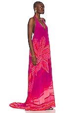 HEMANT AND NANDITA Soma Maxi Dress in Multicolor, view 2, click to view large image.