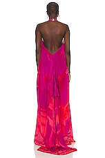 HEMANT AND NANDITA Soma Maxi Dress in Multicolor, view 3, click to view large image.