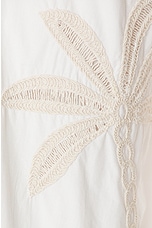HEMANT AND NANDITA Ari Short Dress in White, view 4, click to view large image.