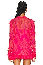 HEMANT AND NANDITA Indu Shirt in Pink, view 3, click to view large image.