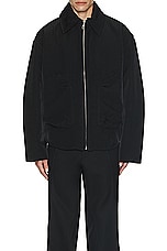 Bianca Saunders Larent Bomber in Black, view 3, click to view large image.