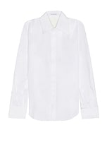 Bianca Saunders Row Back Shirt in White, view 1, click to view large image.