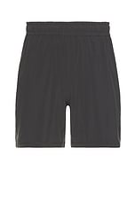 Beyond Yoga Pivotal Performance Short Unlined in Graphite, view 1, click to view large image.