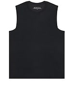 Beyond Yoga Featherweight Freeflo Muscle Tank in Darkest Night, view 1, click to view large image.