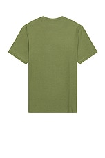 Beyond Yoga Always Beyond Crew Tee in Moss Green Heather, view 2, click to view large image.