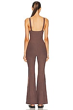 Beyond Yoga Spacedye Hit The Scene Jumpsuit in Truffle Heather, view 3, click to view large image.