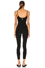 Beyond Yoga Spacedye Uplevel Midi Jumpsuit in Darkest Night, view 4, click to view large image.