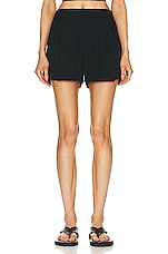 Beyond Yoga In Stride Lined Short in True Black, view 1, click to view large image.