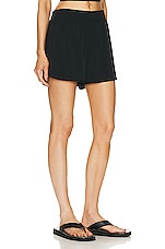 Beyond Yoga In Stride Lined Short in True Black, view 2, click to view large image.