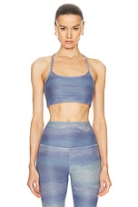 Beyond Yoga Softmark Slim Racerback Bra in Watercolor Waves, view 1, click to view large image.