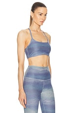 Beyond Yoga Softmark Slim Racerback Bra in Watercolor Waves, view 2, click to view large image.