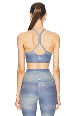 Beyond Yoga Softmark Slim Racerback Bra in Watercolor Waves, view 3, click to view large image.