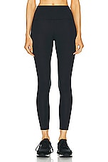 Beyond Yoga Power Beyond Strive High Waisted Midi Legging in Black, view 1, click to view large image.