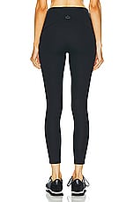 Beyond Yoga Power Beyond Strive High Waisted Midi Legging in Black, view 3, click to view large image.