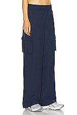 Beyond Yoga City Chic Cargo Pant in Nocturnal Navy, view 2, click to view large image.