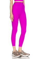 Beyond Yoga Powerbeyond Strive High Waisted Midi Legging in Violet Berry, view 2, click to view large image.