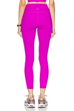 Beyond Yoga Powerbeyond Strive High Waisted Midi Legging in Violet Berry, view 3, click to view large image.