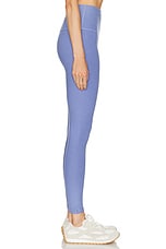 Beyond Yoga Spacedye Caught in The Midi High Waisted Legging in Periwinkle Cloud Heather, view 3, click to view large image.