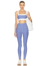 Beyond Yoga Spacedye Caught in The Midi High Waisted Legging in Periwinkle Cloud Heather, view 5, click to view large image.