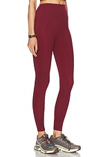 Beyond Yoga Powerbeyond Strive Midi Legging in California Merlot, view 2, click to view large image.